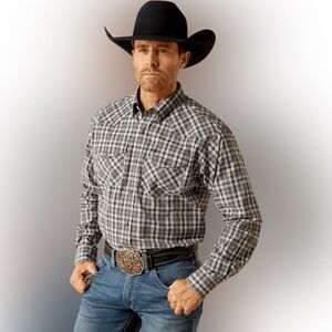 Ariat Pro Wharton Snap Long Sleeve Shirt / Western / Size: Large